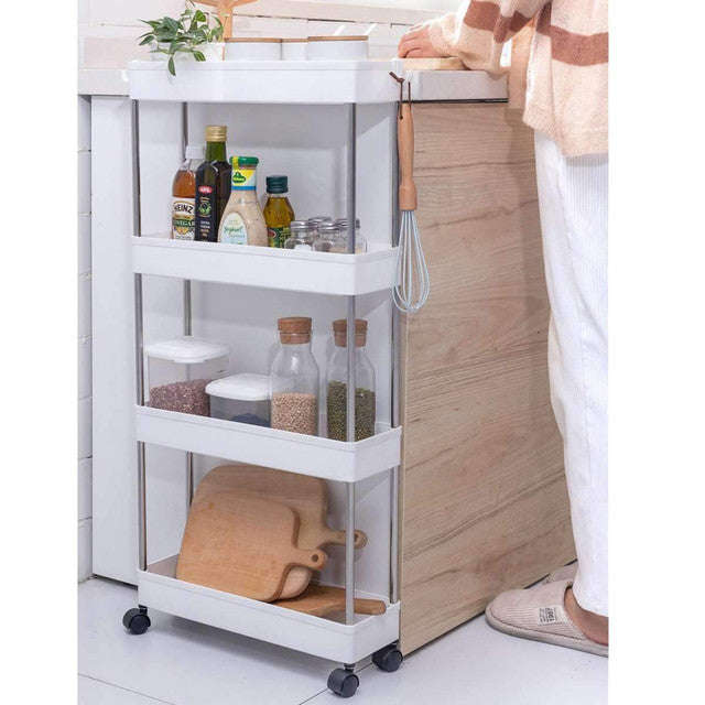4-Tier Multi-Purpose Space Saving Trolley