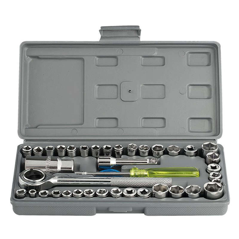 40Pieces Of Combination Craftsman's Tools Socket Wrench Set XF20