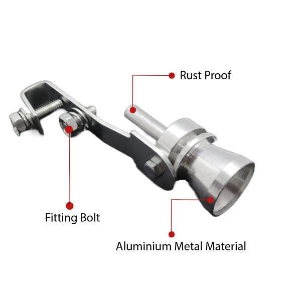 Medium Aluminum Alloy Exhaust Sound Simulator CTC-541