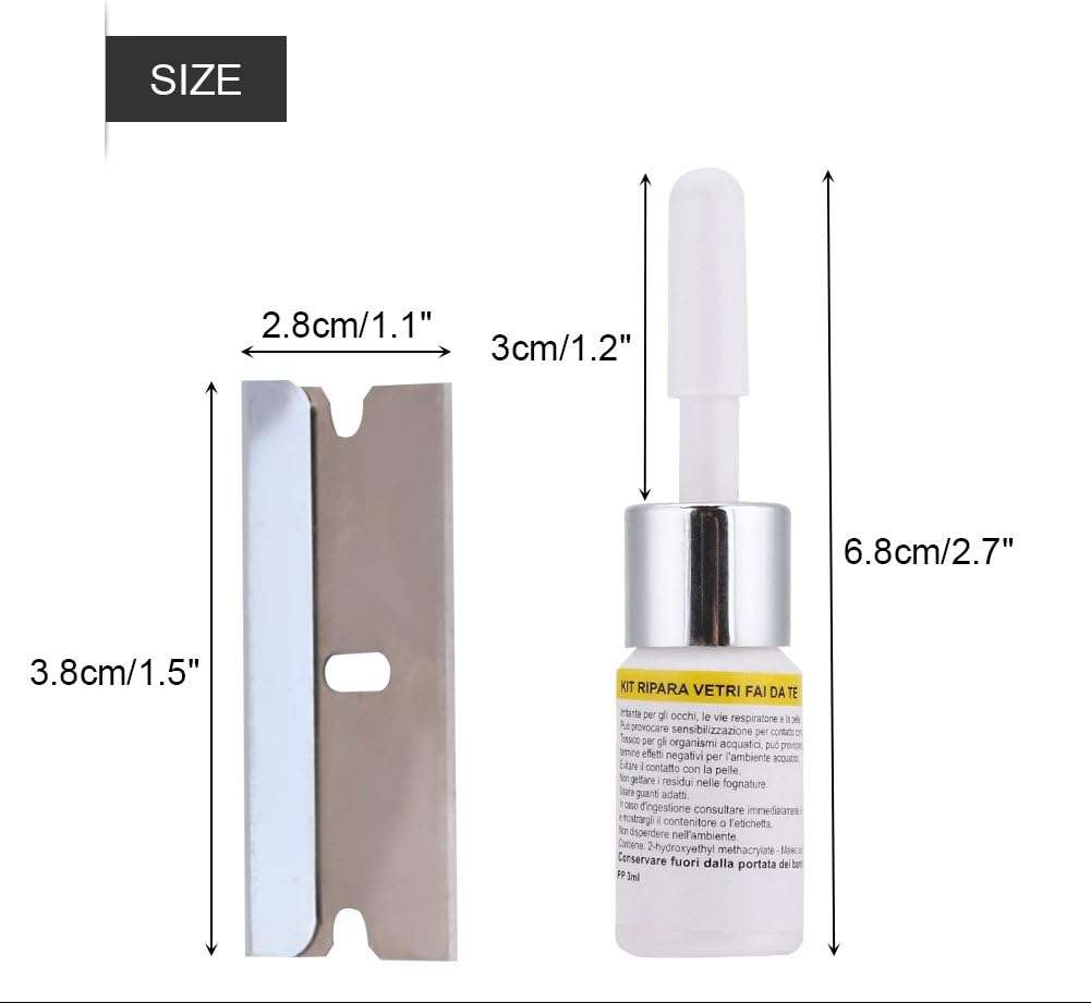 Car Windshield Windscreen Glass Scratch Chip Repair Kit NG-42