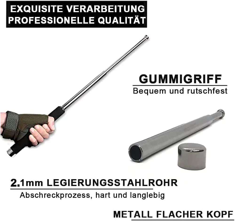 21'' Expandable Police Telescopic Self Defense Stick Baton FA-S02