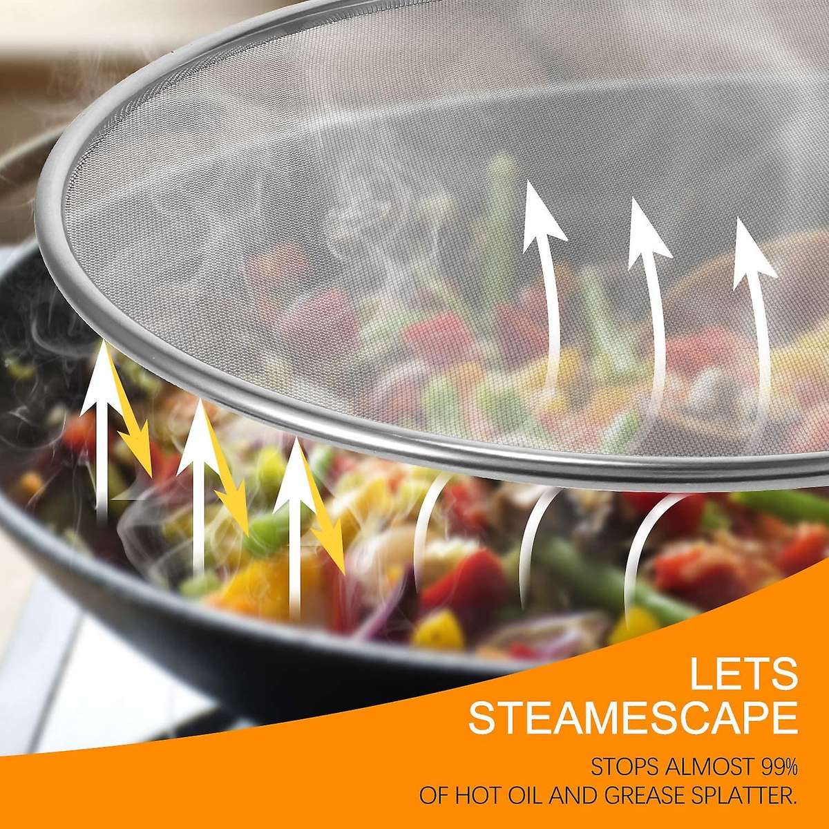 33cm Stainless Steel Splatter Screen Protector YD 316820