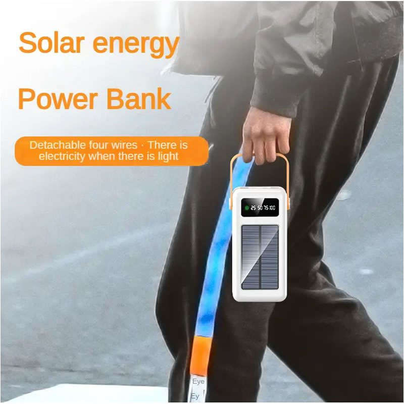 60 000 mAh Fast Charging Solar Power Bank YM638CX BLACK