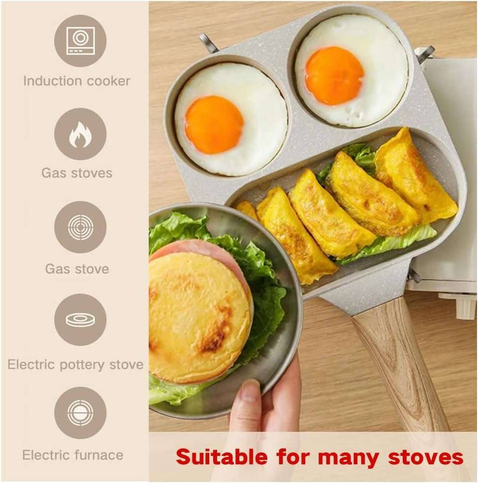 3 in 1 Lightweight Non-Stick Frying Pan F49-8-1329