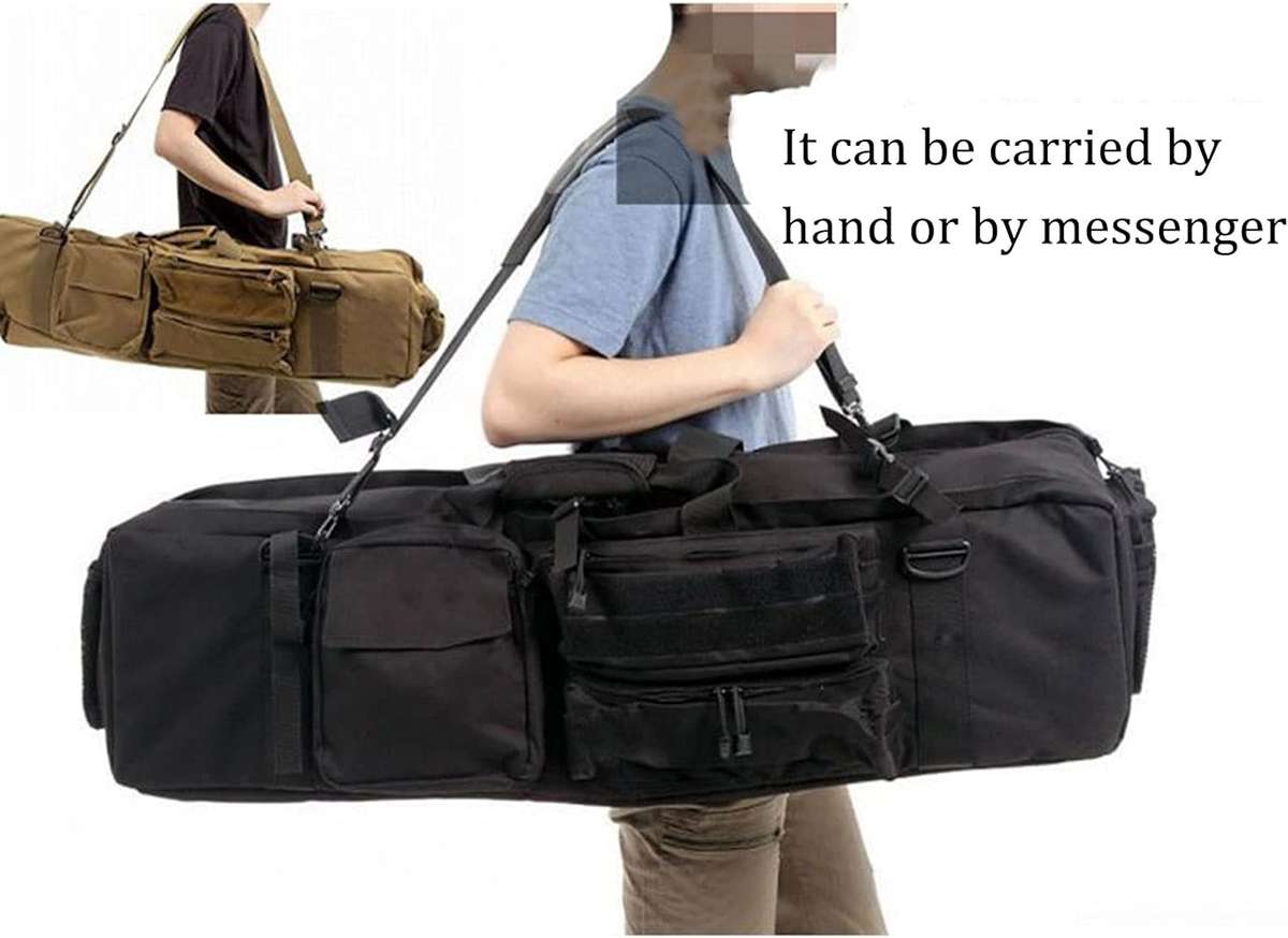 Outdoor Hunting Tactical Military Rifle Gun Backpack Bag JY-142 BLACK