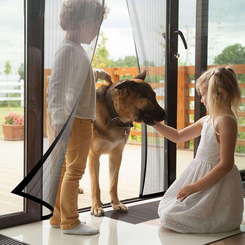 2.1m Magic Magnetic Mesh Screen Door Net BA-179