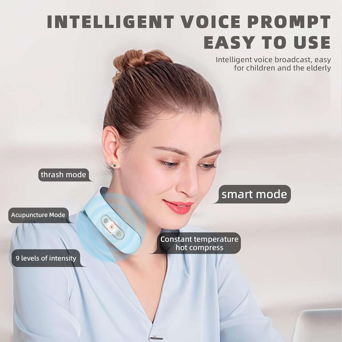 3D Electric Pulse Neck Massager