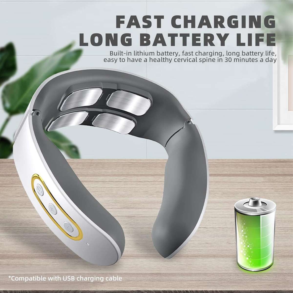 3D Electric Pulse Neck Massager