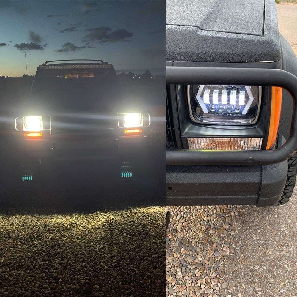 2pcs Of 7" Aluminum Shell LED Off Road Driving Headlight