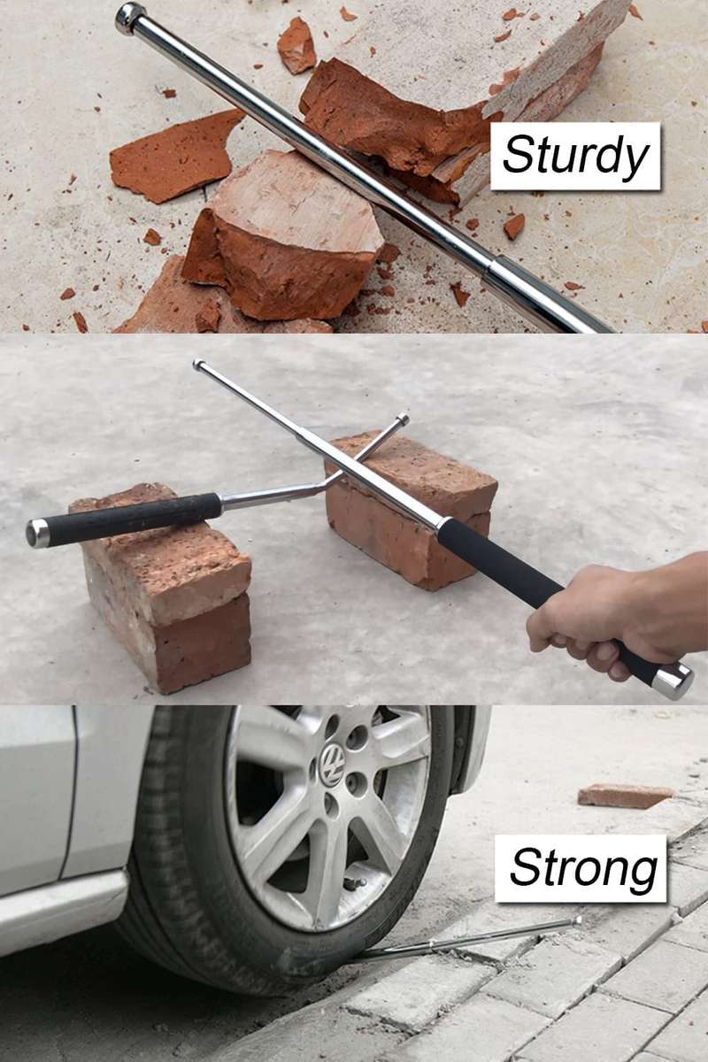 21'' Expandable Police Telescopic Self Defense Stick Baton FA-S02