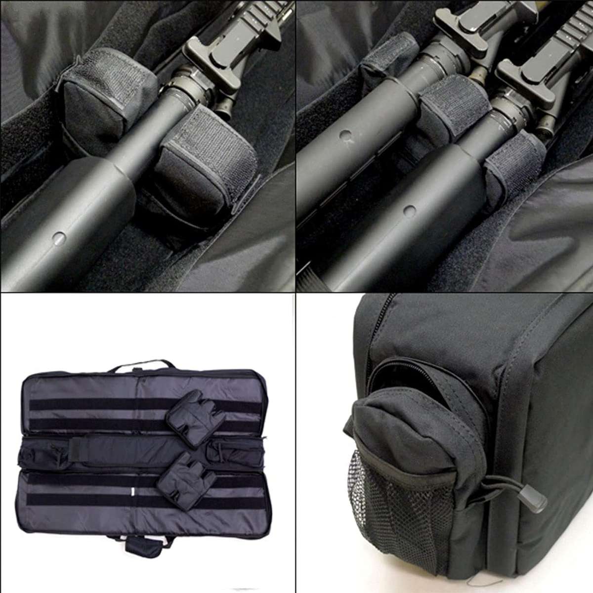 Outdoor Hunting Tactical Military Rifle Gun Backpack Bag JY-142 BLACK
