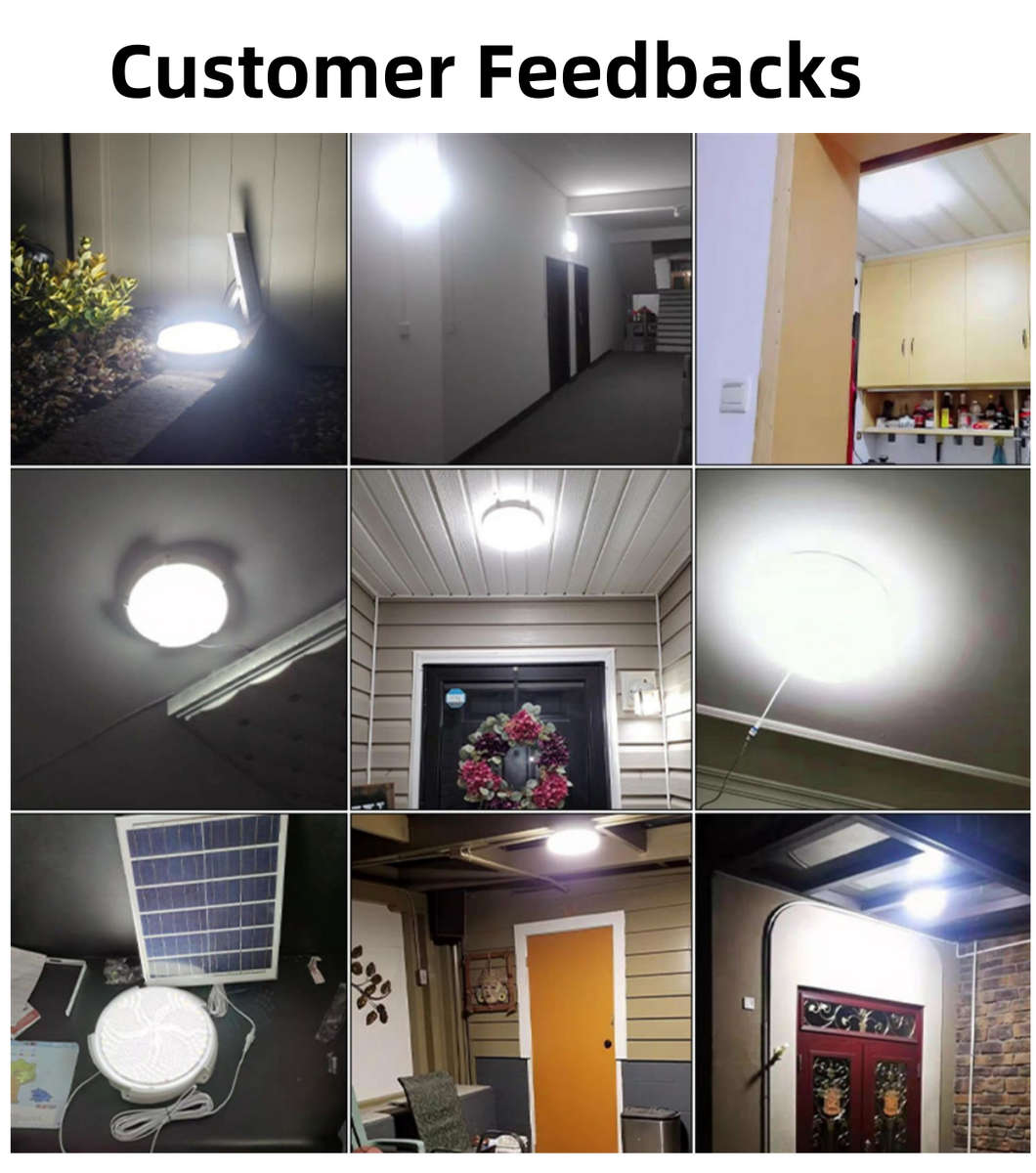 40W Solar Powered Ceiling Light FA-62