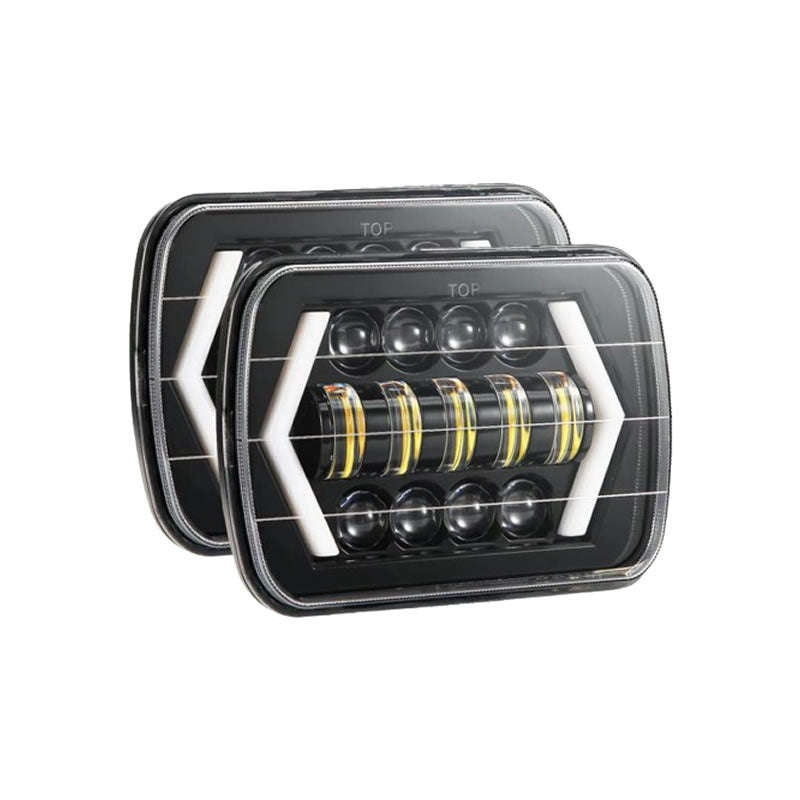 2pcs Of 7" Aluminum Shell LED Off Road Driving Headlight