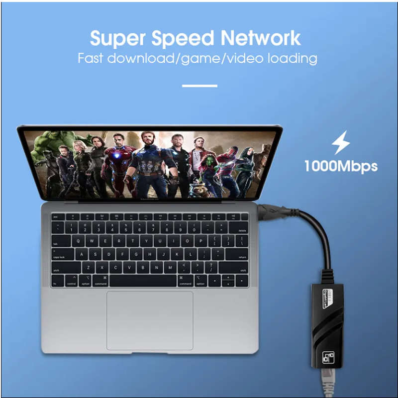 Superfast Charging Type C to RJ45 USB 3.0 Network Ethernet Adapter SE-L131