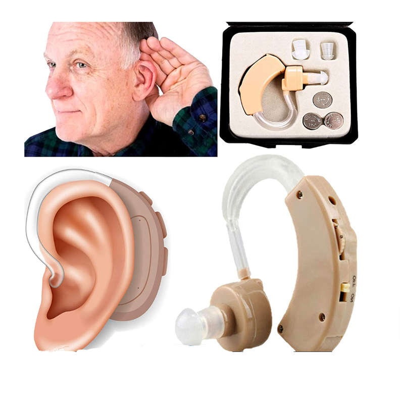 Crystal-Clear Sound Hearing Aid with Protective Case