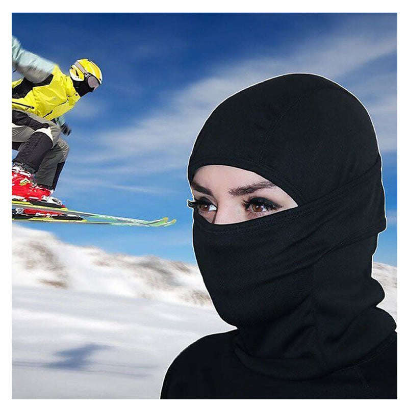 Ski Balaclava Face Mask JG-63 BLACK