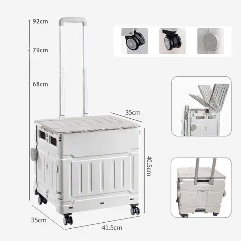 Lightweight Folding Shopping Cart YN8806