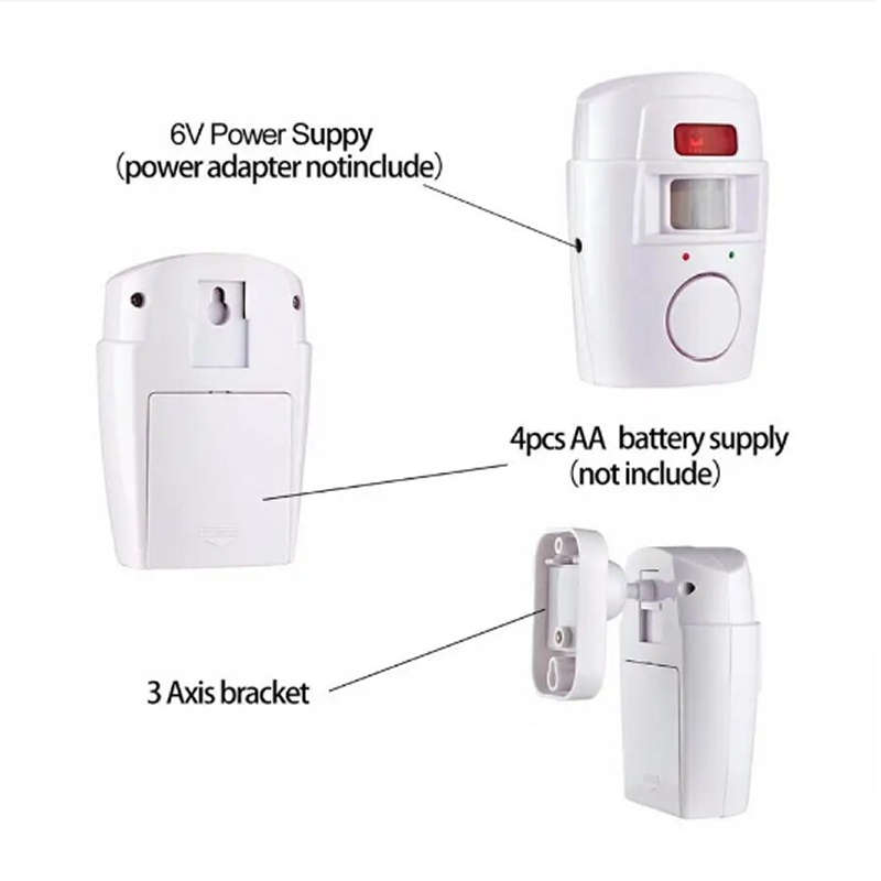 Wireless Motion Detector Home Alarm Security System