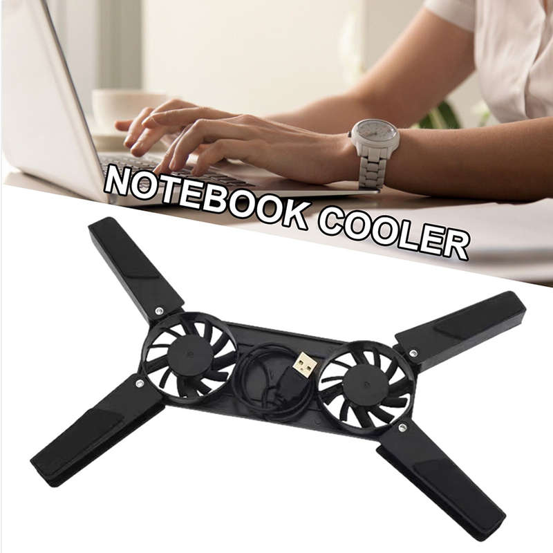 Dual Folding Laptop Cooling Fan FAN-COOL