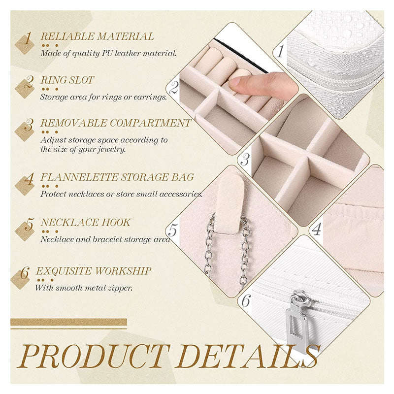 PU Leather Mini Jewelry Organizer EO-21