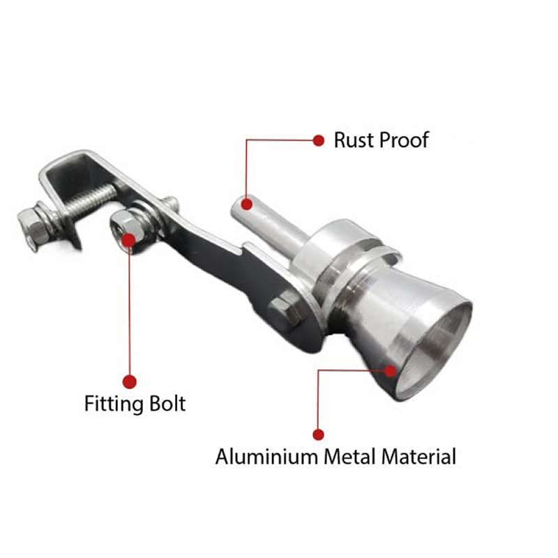 Medium Aluminum Alloy Exhaust Sound Simulator CTC-541