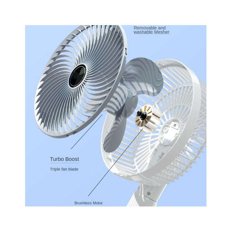 Portable Multifuction Portable Desktop Fan- SM-15