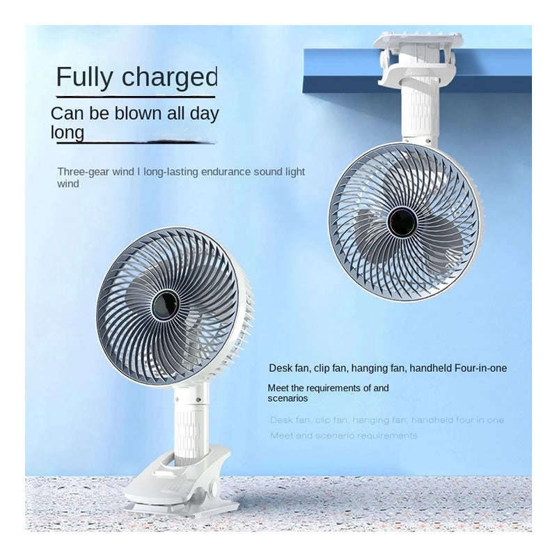 Portable Multifuction Portable Desktop Fan- SM-15