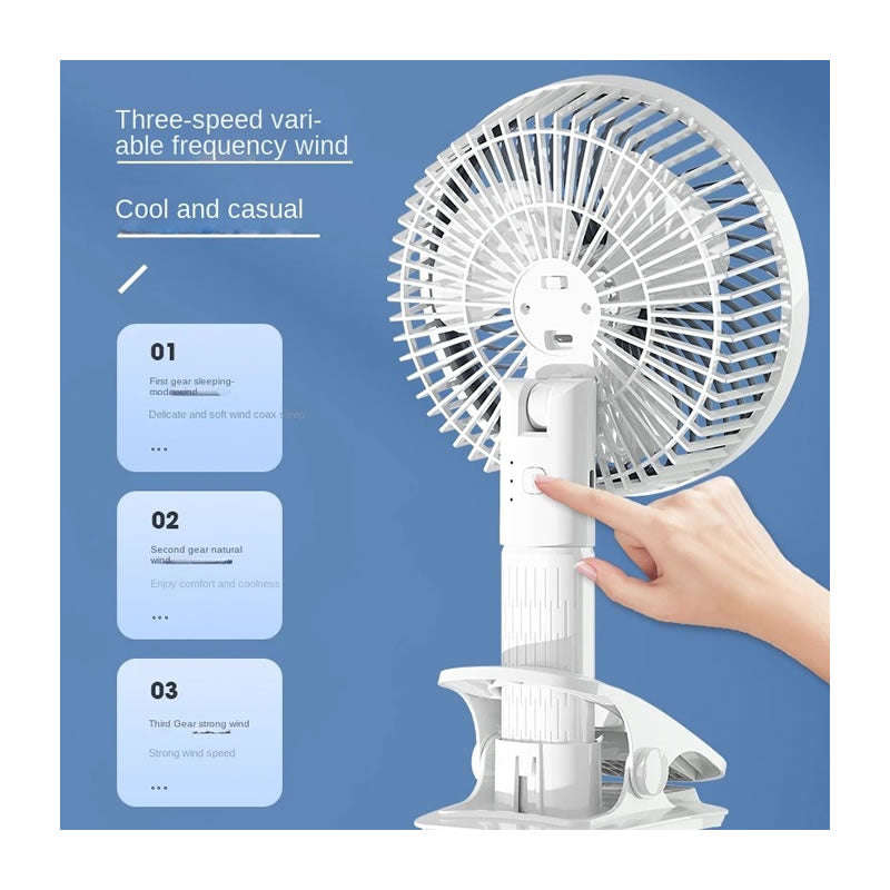 Portable Multifuction Portable Desktop Fan- SM-15