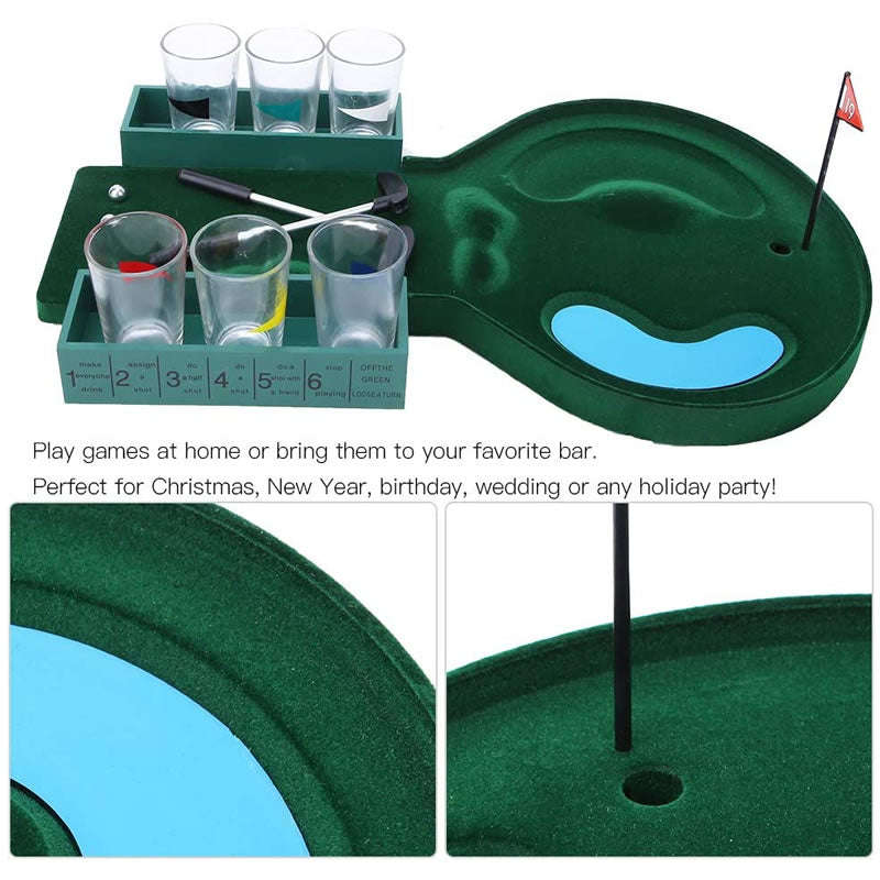 Adult Fun Table-Top Golf Drinking Game B0-29