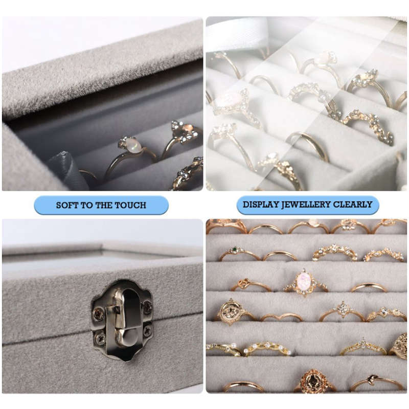 Versatile Multiple Compartments Jewelry Storage Box EO-8
