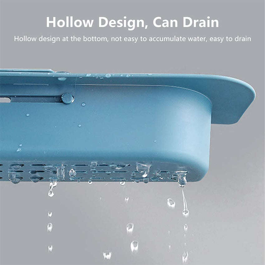 Telescopic Expandable Sink Drain Basket Holder Rack F42-8-765 Pink