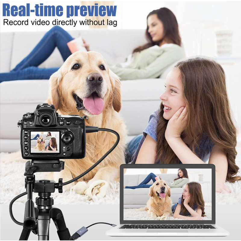 Type C To HDMI 4K Audio and Video Capture Card Adapter- SE-L126