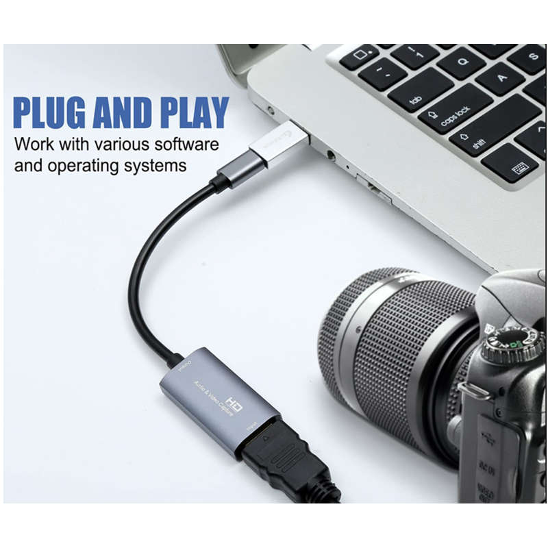 Type C To HDMI 4K Audio and Video Capture Card Adapter- SE-L126