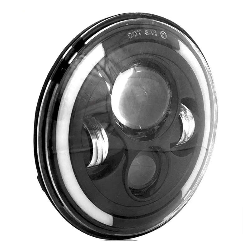 75W 7-Inch LED Headlight For Jeep and Wrangler Off-Road Work Light PC-7