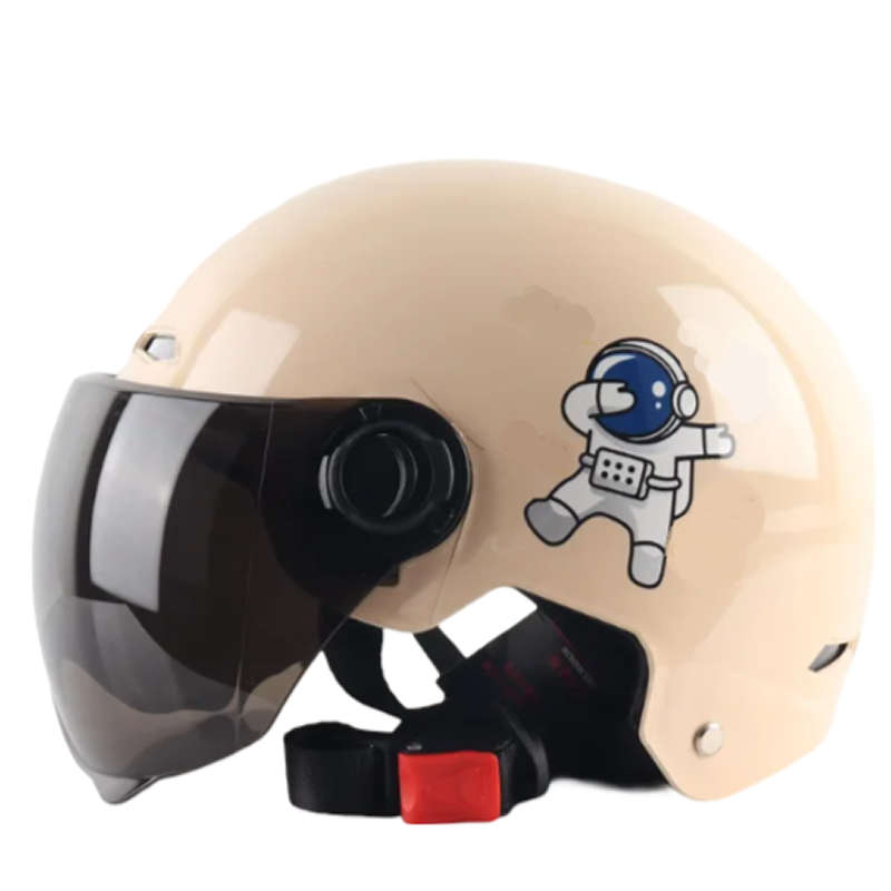 Double Visor Sun Half-Face Motorcycle Helmet SH