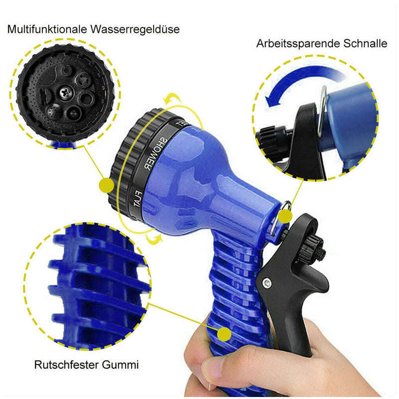 50ft Magic Hose Expandable Garden Hose CF-16-15C BLUE