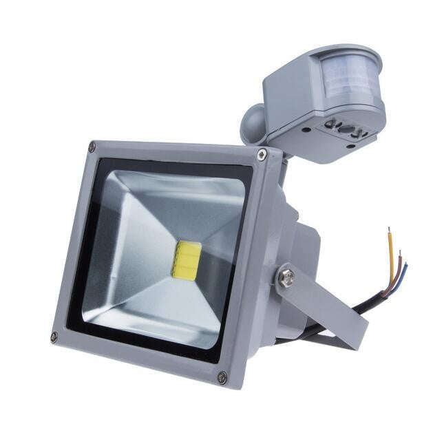 20W LED Outdoor Floodlight With Motion Detector PIR-20W