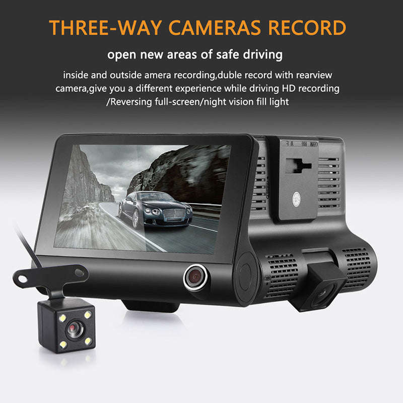 Dual Lens 3 Camera DVR And Recorder CTC-G42
