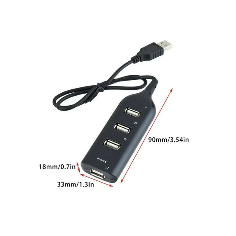 Lightweight 3.0 USB Hub with 4 Ports AB-C221