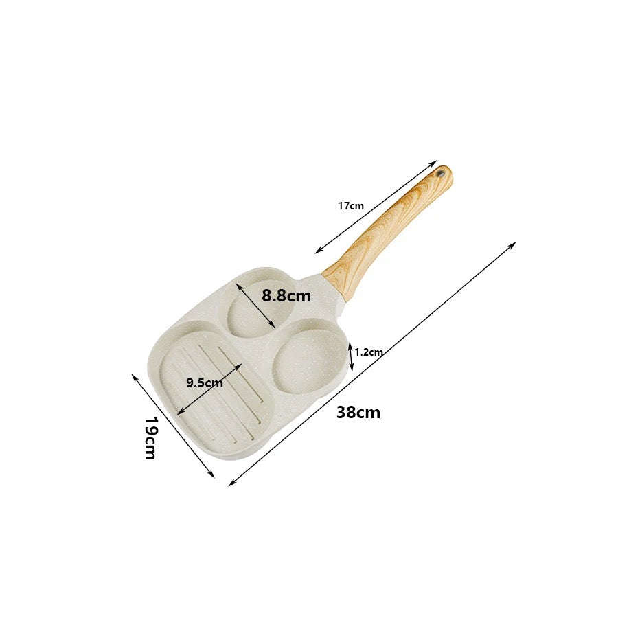 3 in 1 Lightweight Non-Stick Frying Pan F49-8-1329