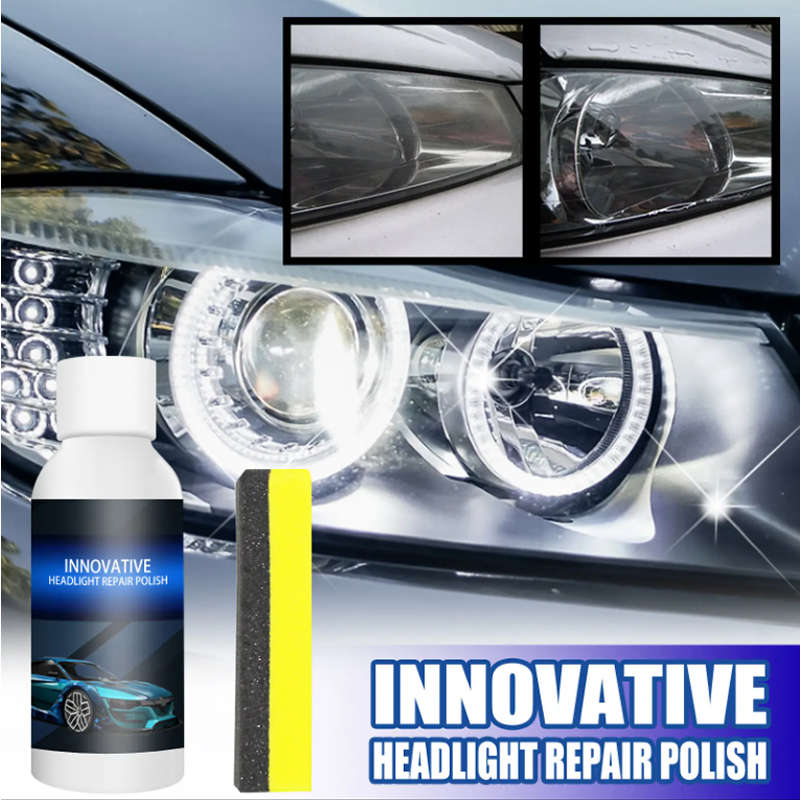 Crystal Clear Long-Lasting Headlight Restoration Polish Kit AG-72