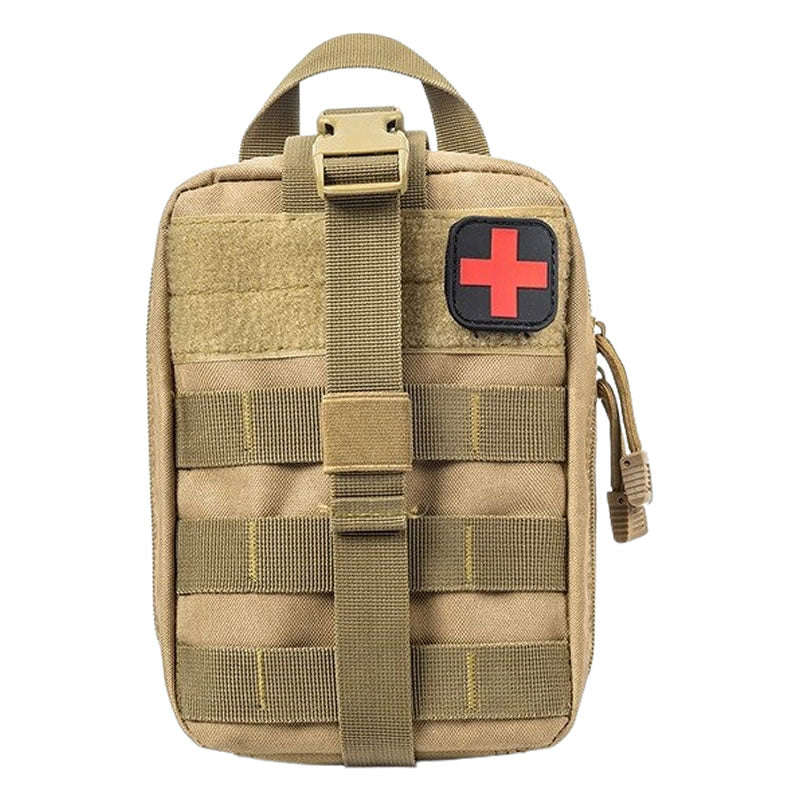 Portable Tactical First Aid Kit Medical Bag for Hiking JB-34 BROWN