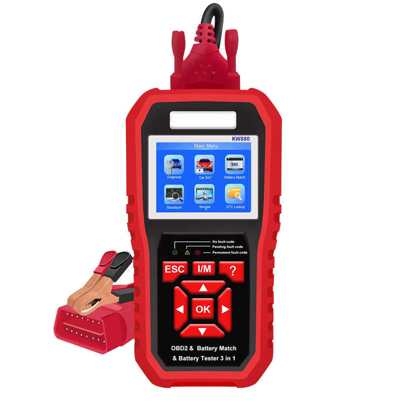 Professional OBD2 KW880 Car Auto Battery Cranking Tester NG-184