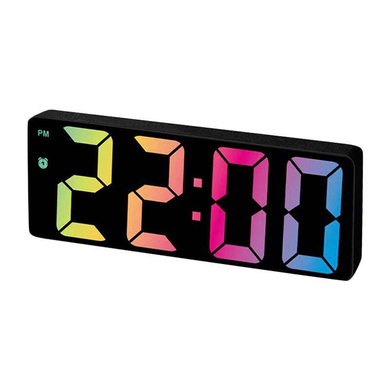 LED Colorful Battery Powered Digital Alarm Clock HC-30