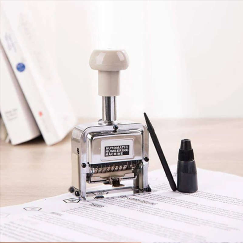 8-Digit Automatic Numbering Machine Self Inking Number Stamp
