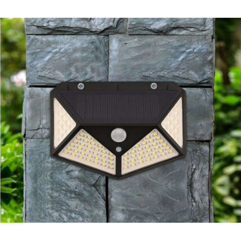 100 LED Solar Motion Sensor Interaction Wall Lamp PI-60