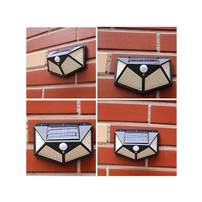 100 LED Solar Motion Sensor Interaction Wall Lamp PI-60