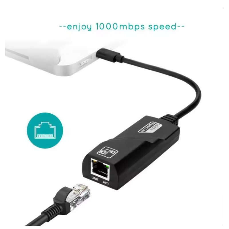 Superfast Charging Type C to RJ45 USB 3.0 Network Ethernet Adapter SE-L131