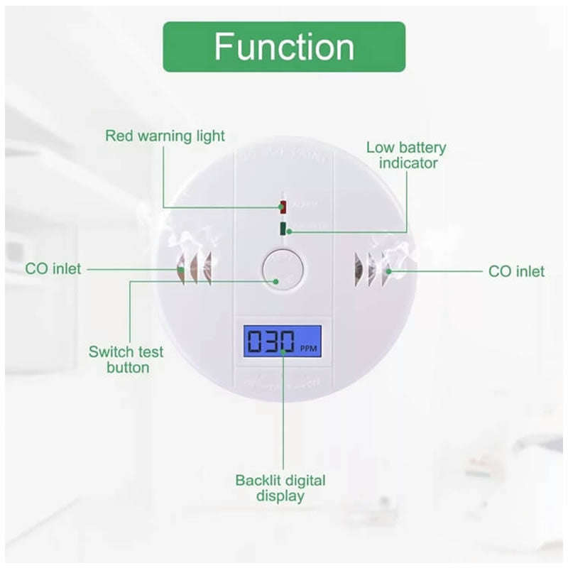 Battery Operated Carbon Monoxide Detector XF0367