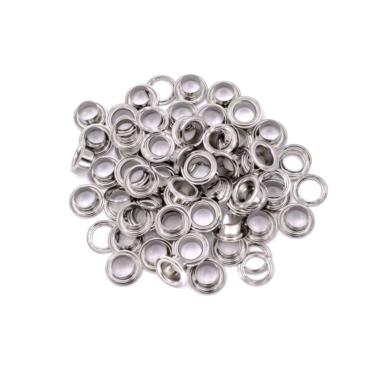 120-Pieces Of 7mm Stainless Steel Eyelets SD-31321